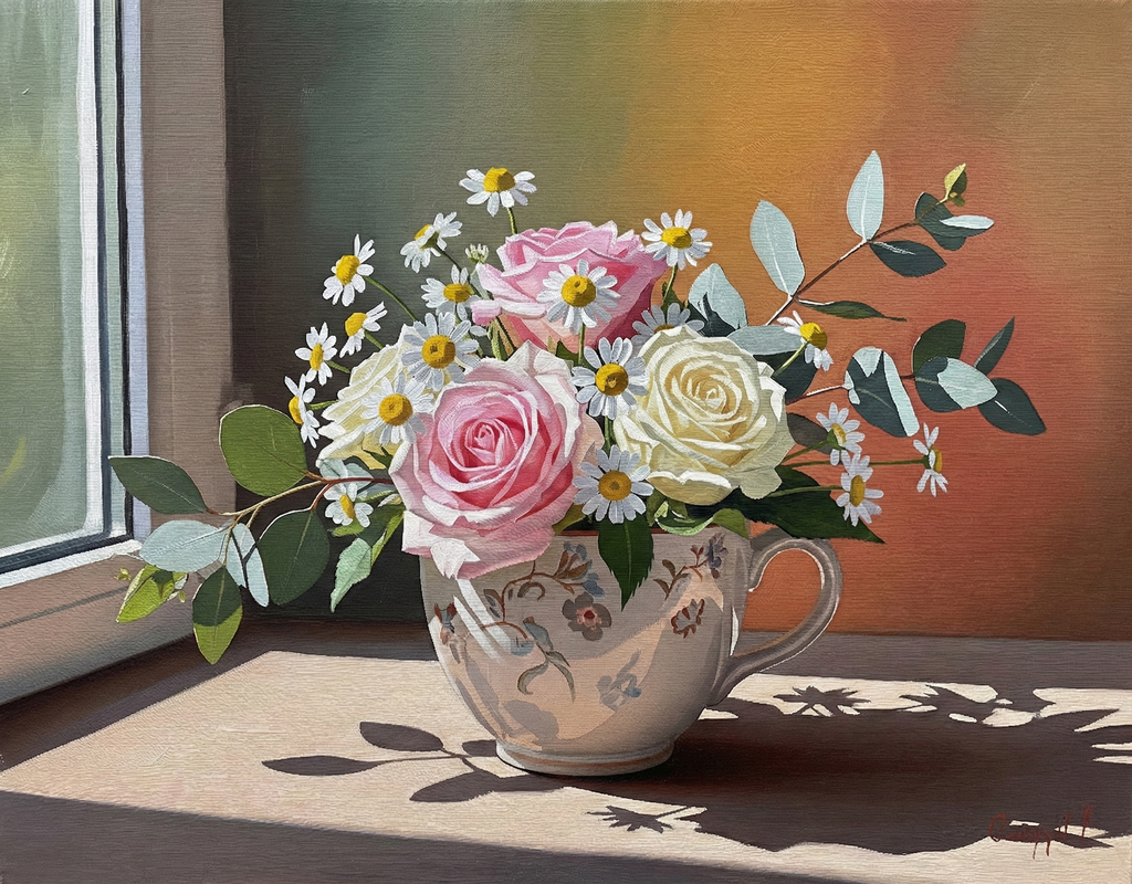 Golden Hour at the Windowsill