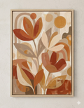 Terracotta Dreams: Abstract Boho Floral