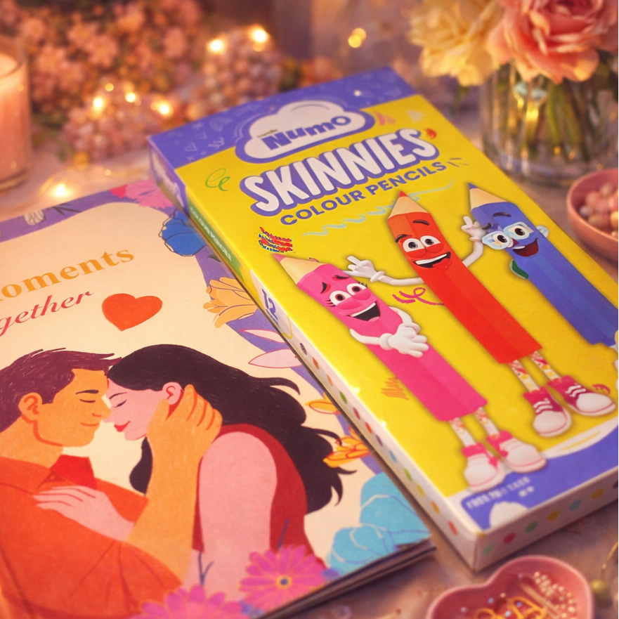 'Our Moments' Personalized Colouring Book for Couples