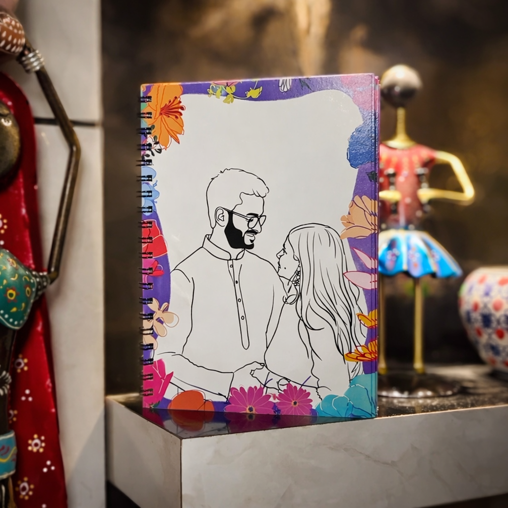 'Our Moments' Personalized Colouring Book for Couples