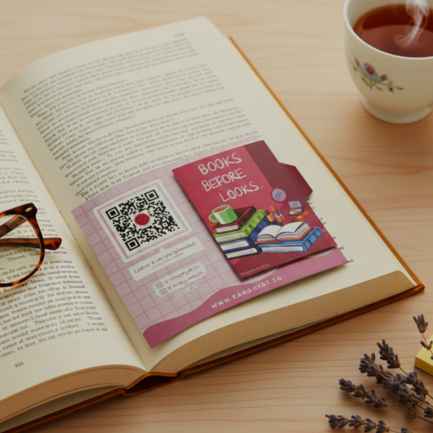 Magnetic Bookmark (3.5"x2.5") with Side Flap