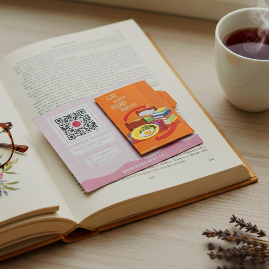 Magnetic Bookmark (3.5"x2.5") with Side Flap