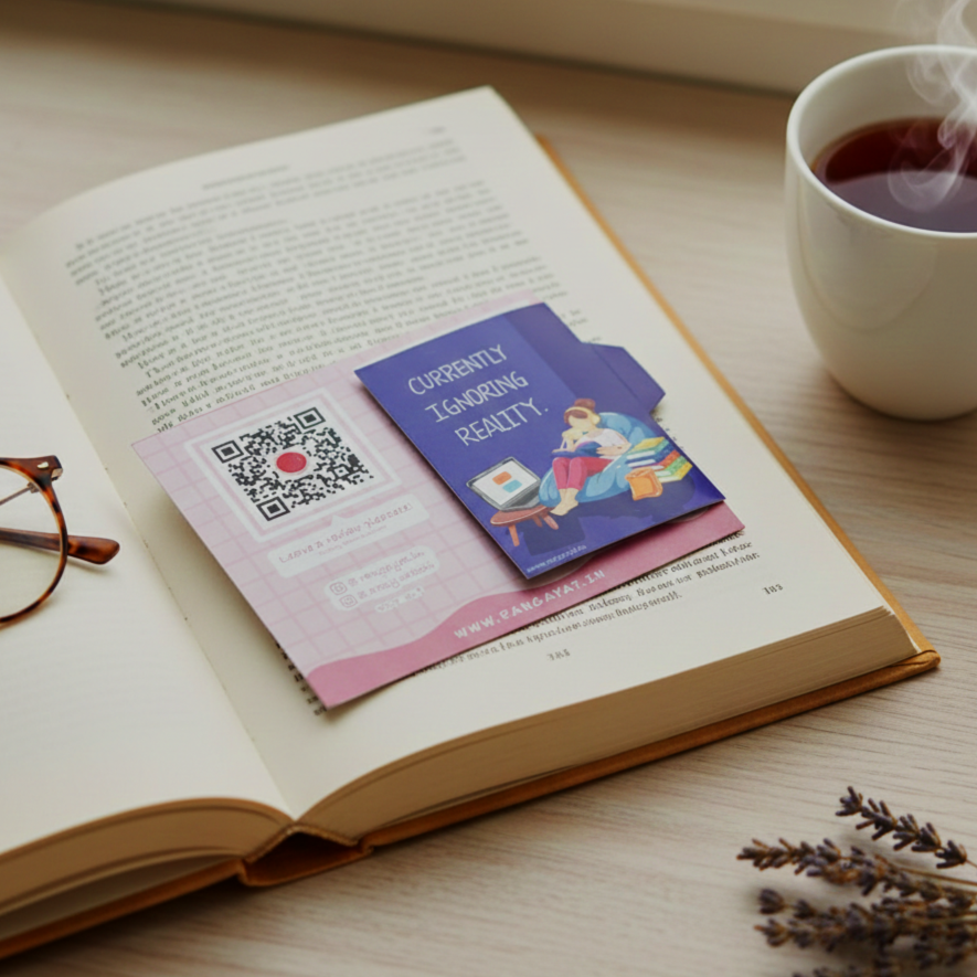 Magnetic Bookmark (3.5"x2.5") with Side Flap