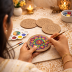 DIY Mandala Coasters Art Kit