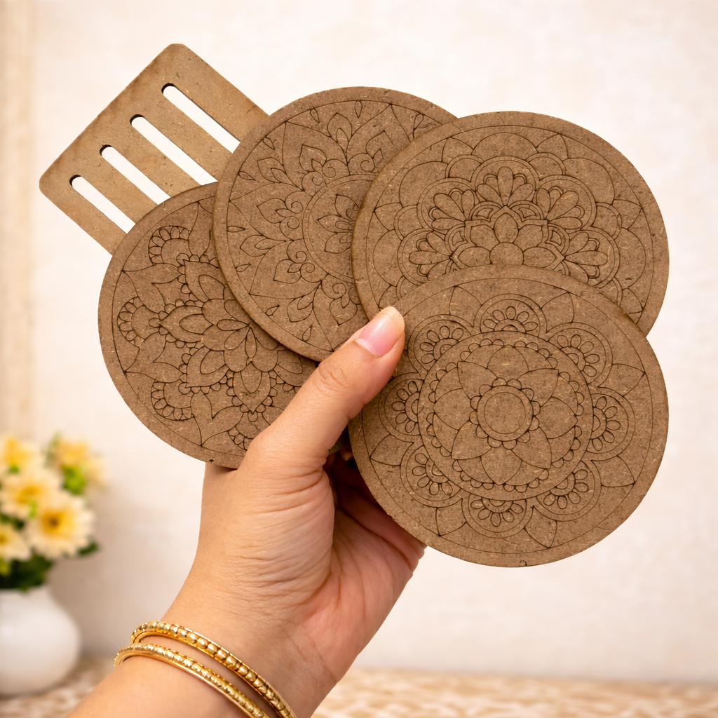 DIY Mandala Coasters Art Kit