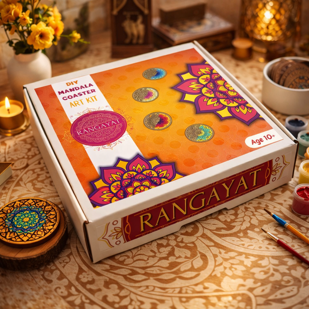 DIY Mandala Coasters Art Kit