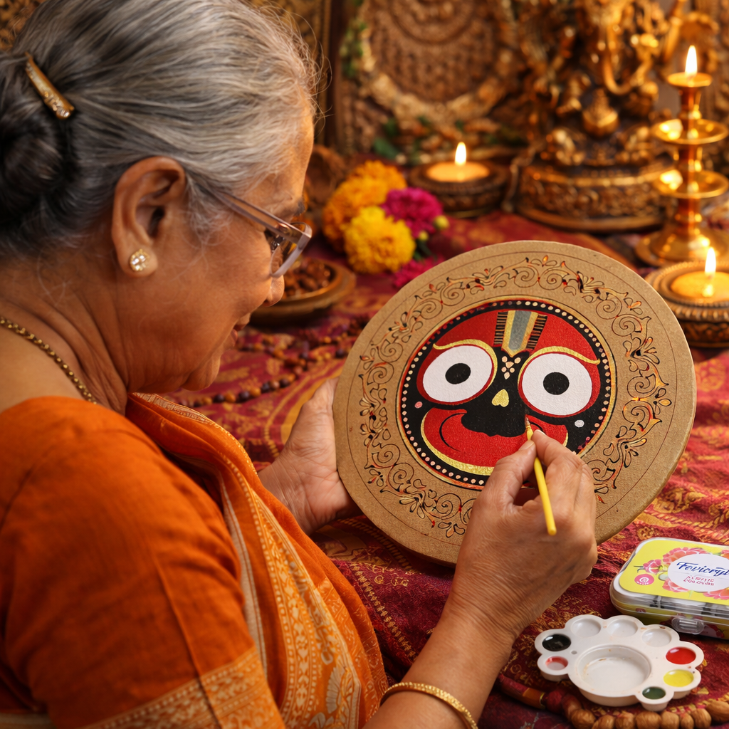 DIY Pattachitra Jagannath Art Kit