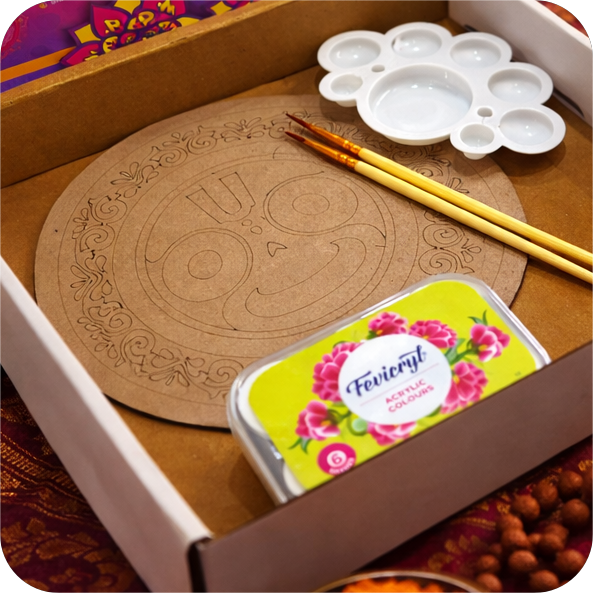 DIY Pattachitra Jagannath Art Kit