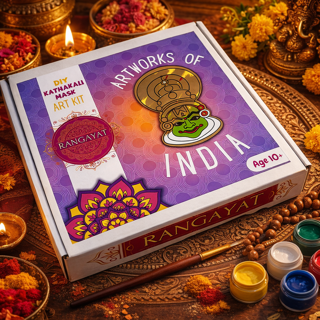 DIY Kathakali Mask Art Kit