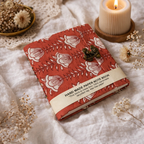 Terracotta Bloom 5"x5" Lock Journal/Sketchbook