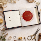 Blue Reverie 5"x5" Lock Journal/Sketchbook