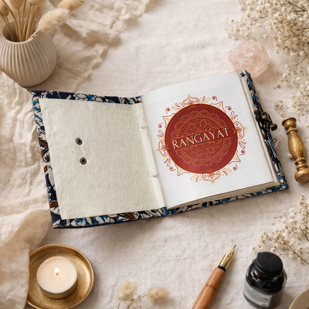 Midnight Flora 5"x5" Lock Journal/Sketchbook