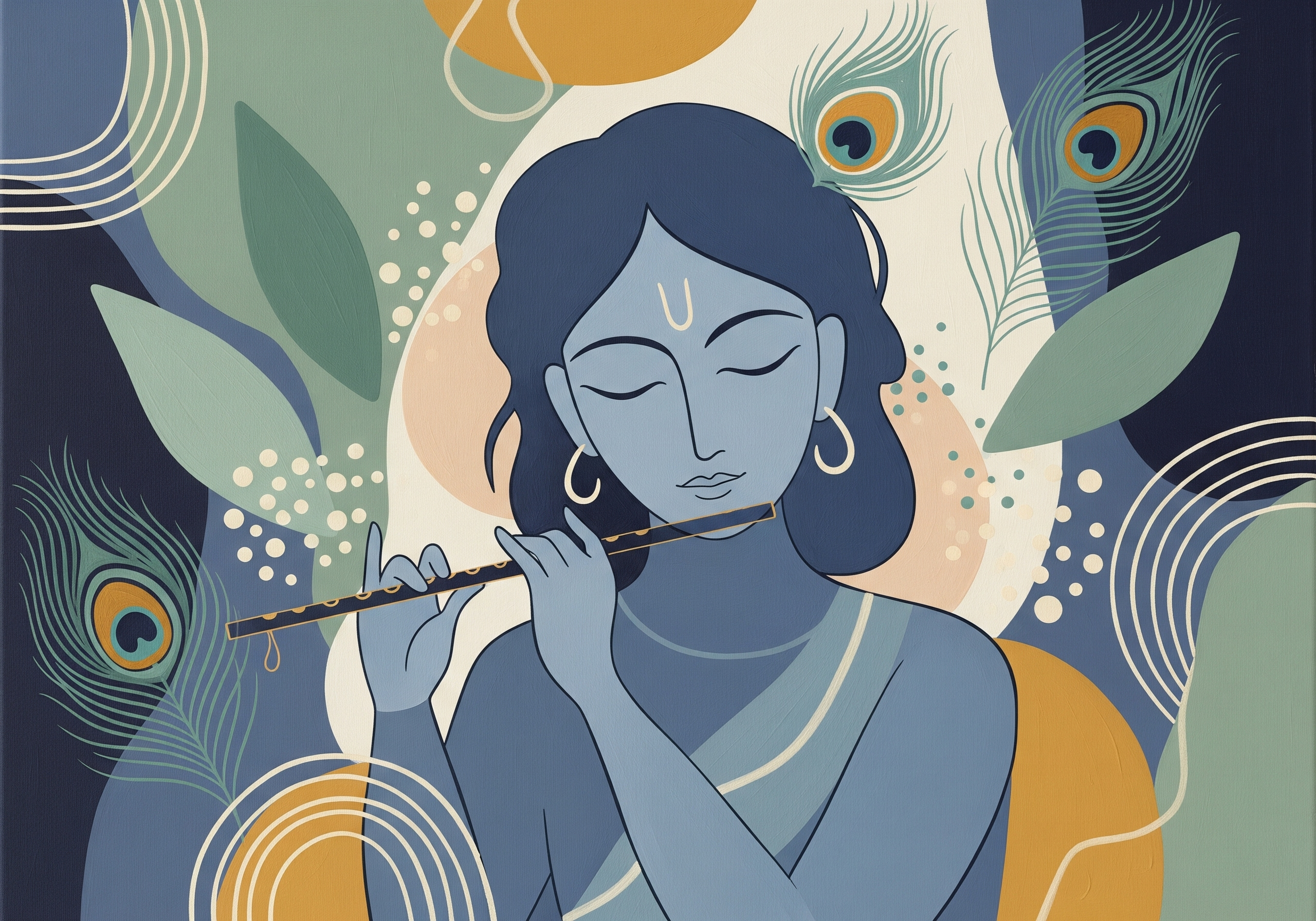 Abstract krishna