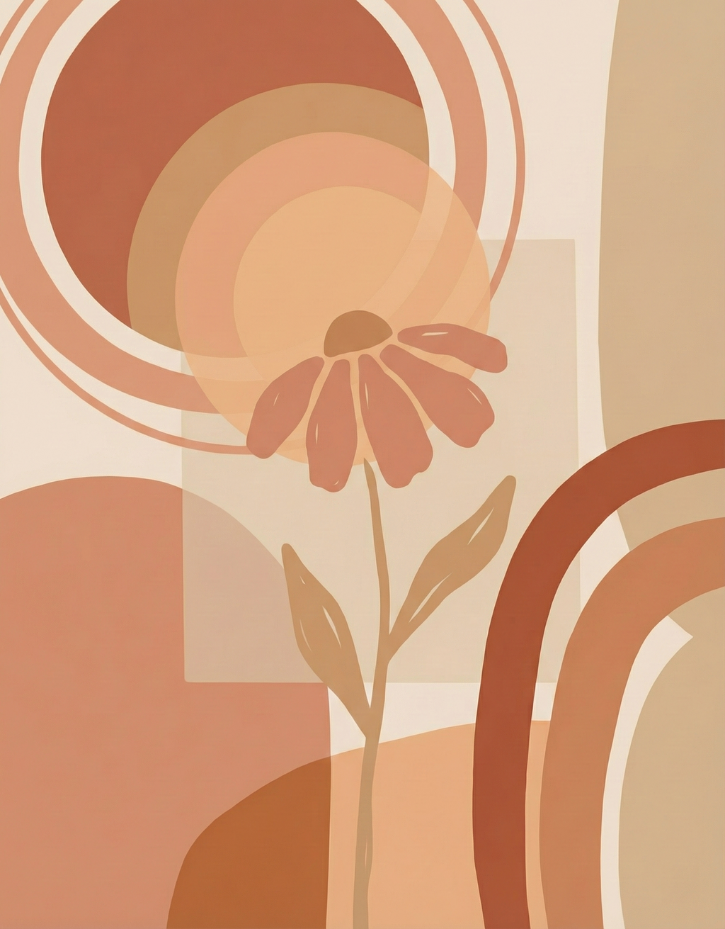 Terracotta Sun Bloom