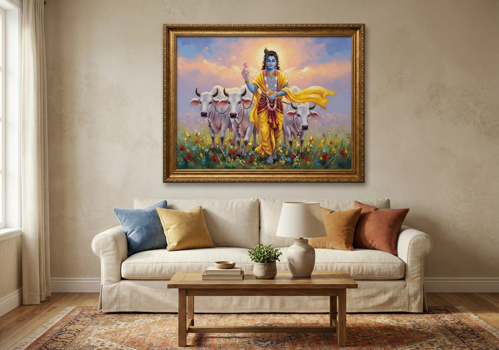 Golden Hour in Vrindavan