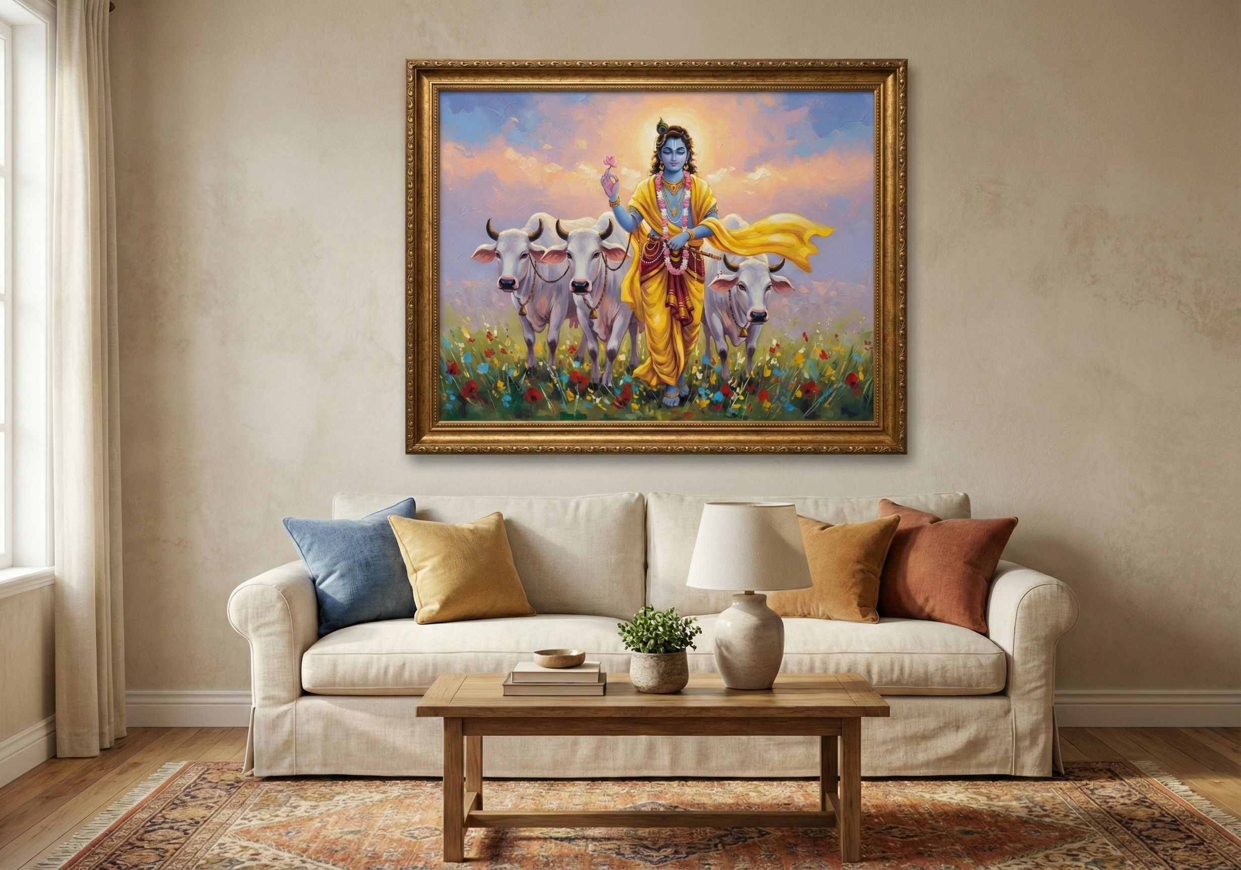 Golden Hour in Vrindavan