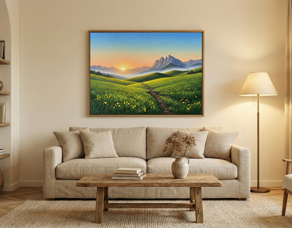 Misty Mountain Sunrise