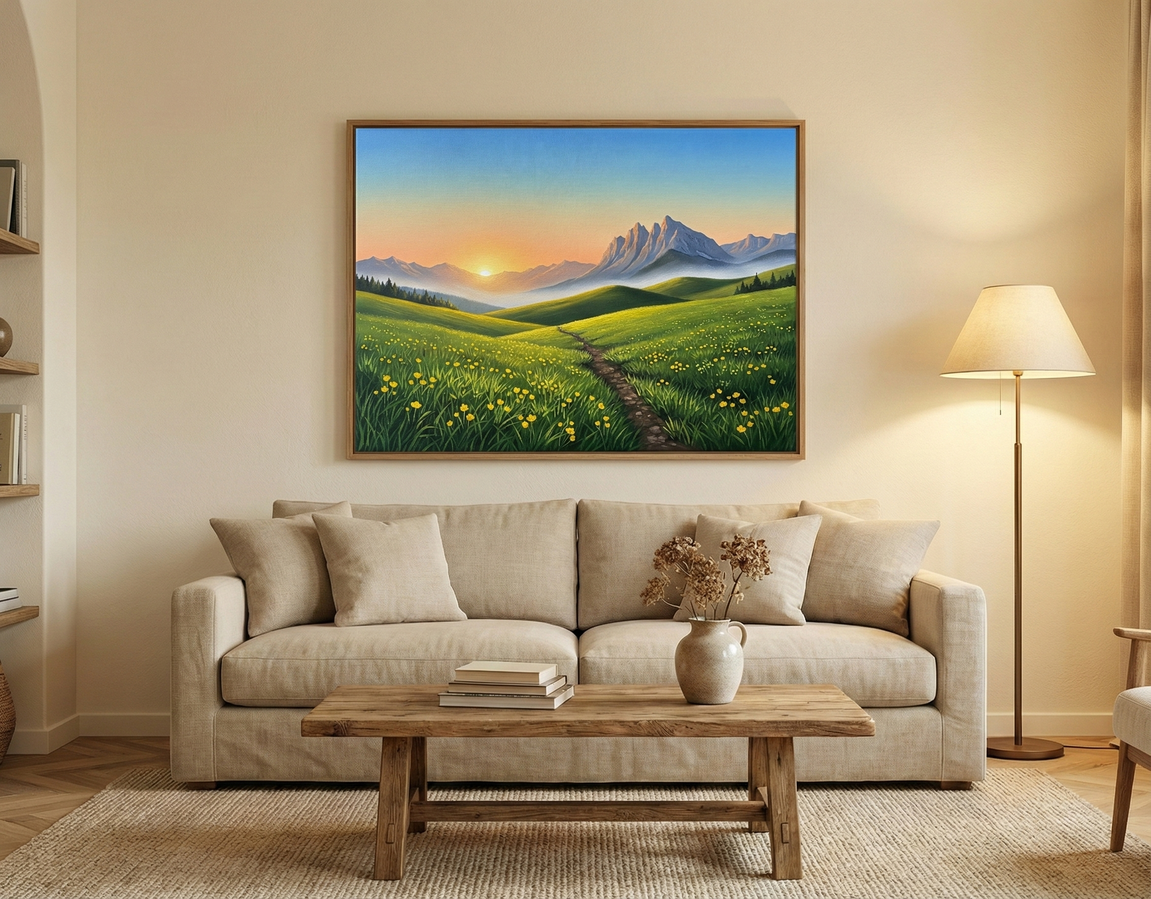 Misty Mountain Sunrise