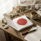 Mustard Bloom 5"x5" Lock Journal/Sketchbook